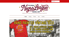 Desktop Screenshot of negroleagueshop.com